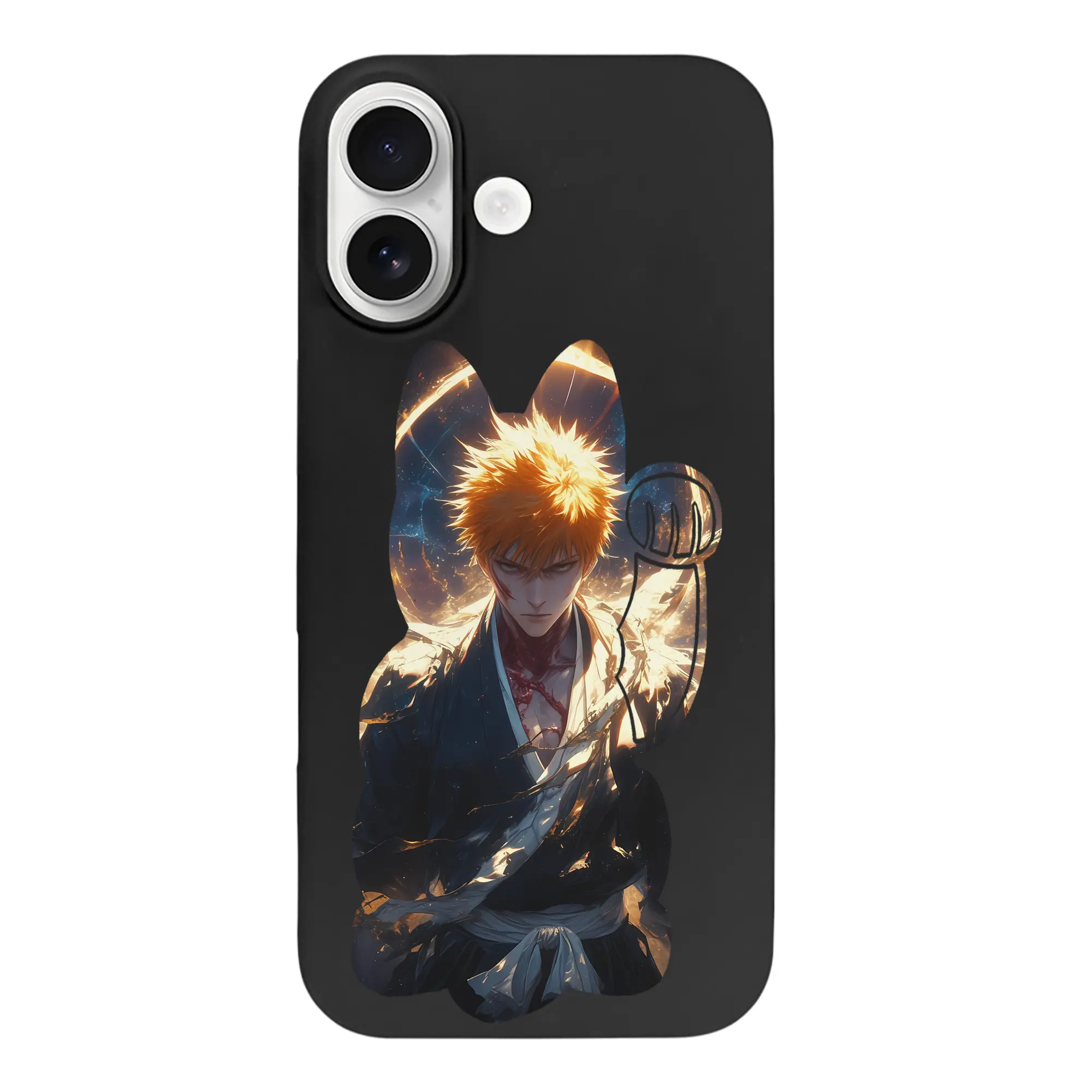 ブリーチ グッズ 黒崎 一護 - iPhone 17 シリーズ シリコンケース 薄型 耐衝撃 指紋防止 ソフトタッチカバー 精密フィット 傷防止 保護ケース iPhone 17/17 Air/17 Pro/17 Pro Max 対応